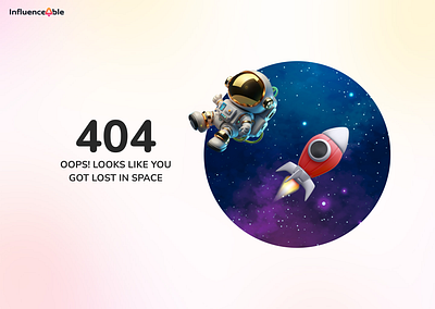 Influenceable 404 app code 404 missing page space website