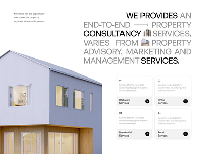 Real Estate website features section - Kuvkiland airbnb design features house features house rent house selling real estate real estate design ui user interface ux web design website
