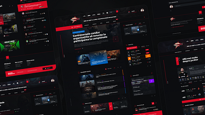 PROeSports — Games website counter strike csgo dashboard design esports home interface layout plataform pubg rainbown six 6 redesign ui valorant