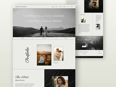 Squarespace Photography Website Design beige website boho design design photographers website photography website portfolio website squarespace ui ui design ux ux design web design website design website inspiration website layout website template