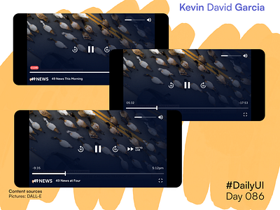 #DailyUI Day 86: Progress app dailyui live news newscast video