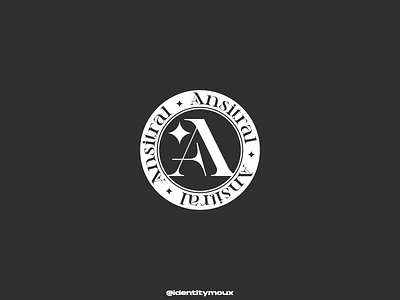 Ansitral Logo a brand branding denim design graphic design illustration logo logofolio moda monogram a vector