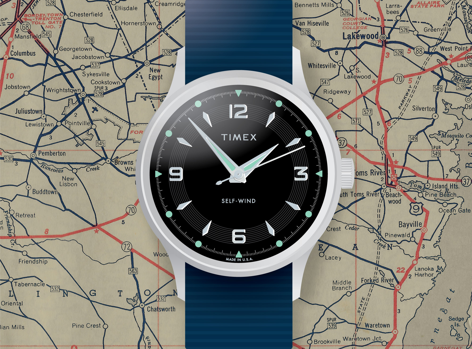Vintage Timex Watch Illustration illustration timex vintage watch