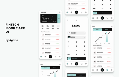 Non-typical Fintech Mobile App app design fintech product ui uiux