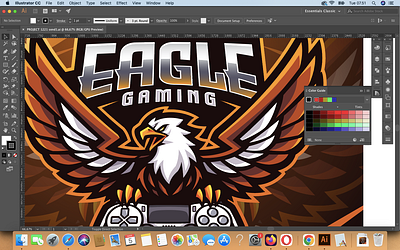 Eagle Gaming Esport Mascot Logo Design bird eagle esport fenix game design illustration mascot logo phoenix