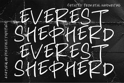 Everest Shepherd Font stylish font