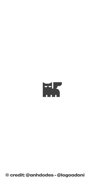 Minimal Little Flying Cat Logo branding design illustration logo logo design logo designer logodesign minimalist logo minimalist logo design monogram logo negative space logo