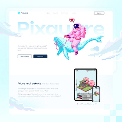 Pixsquare Showcase ui