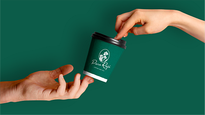 Para Raja Logo Design branding branding design coffee brand coffee branding coffee cup coffee cup design logo logo design mockup mockup design packaging packaging design tea branding
