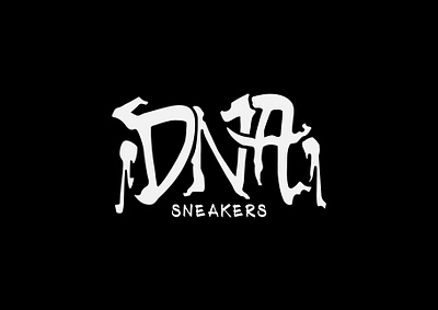 Sneaker Company Logo "DNA" branding dailylogochallenge design graffiti graphic design logo typography vector wordmark