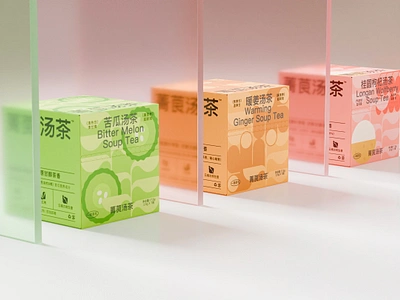 JINGLIANG SOUP TEA Package Design graphic design package design simonoonn