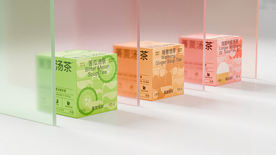 JINGLIANG SOUP TEA Package Design graphic design package design simonoonn