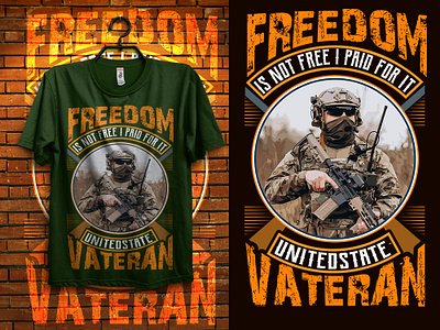 Veteran T shirt Design custom design graffiti design illustration t shirt t shirt dsign treend design typography design typography t shirt design veteran t shirt design