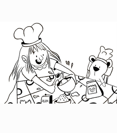 Helping 😊😁 art author childrenillustration dalyarak i̇llustration kidlitart kidsbook