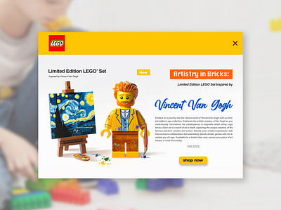 Product Design* & Landing Page Design inspired by LEGO 3d brand identity branding design graphic design illustration product product design ui ux vector