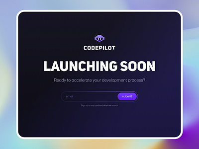 CODEPILOT - Coming Soon boilerplate codepilot kit saas starter