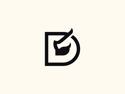 D-Dragon Logo branding creative custom logo e commerce logo lattermark logo minimal logo wordmark