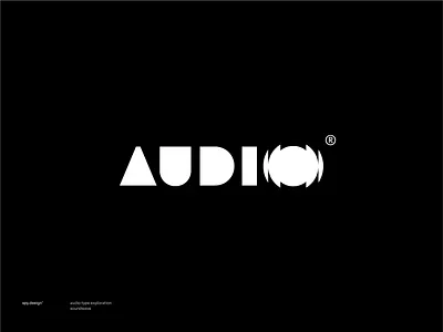 AUDIO Research design graphic design identity logo typography