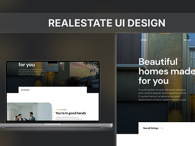 Real Estate UI Design animation design figma figma app figma designing figma kit figma ui figma web app figma website real estate web real estate web app real estate website ui uiux designing web app web figma ui web uiux website design website designing xd