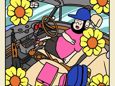 TURU. GETTING SHIT DOWN. branding cartoon cartoon poster cute cartoon graffiti graphic design illustration poster turu always