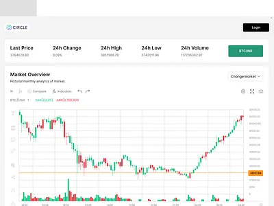 Crypto Dashboard branding ui