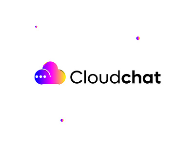 CloudChat App Icon Design app icon brand identity cloudchat creative logo modern logo design