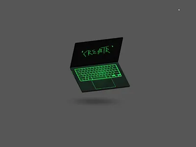 3D Logo Mac Concept- Creatr 3d agency animation branding design graphic design logo motion graphics ui vector web design web development website design