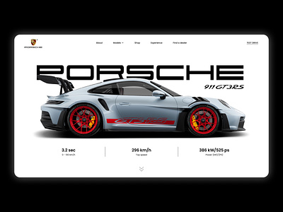 Porsche 911 GT3 RS 911 911 gt3 rs car company car racing ferrari lamborghini motor racing motorsports porsche porsche 911 porsche 911 gtr rs racing ui web design webflow design webflow developer website design