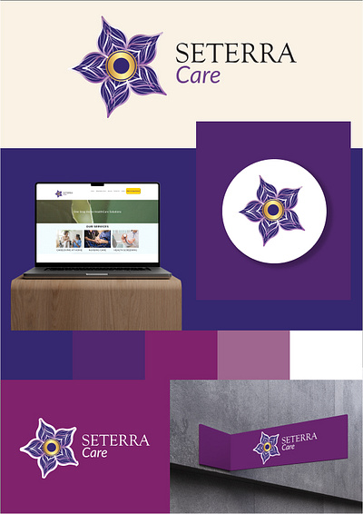 Enhance "Seterra Care" Logo graphic design logo design logotype
