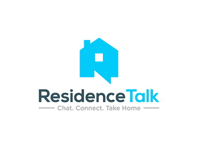 Residence Talk Logo Design chat logo logos r chat logo r logo r residence logo residence logo talk logo