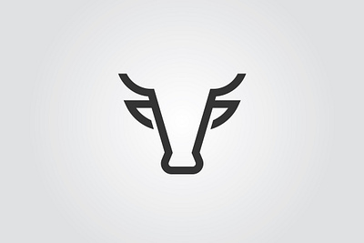 Cow cow cow logo farm graphic design line logo minimal