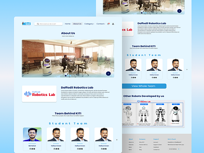 KITI About Page UI about page branding design graphic design icon illustration ui ui desing uiux user interface