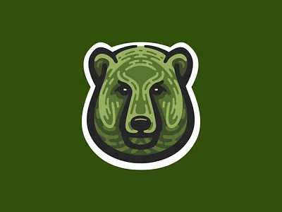 Totem Bear Logo animal bear brand branding for sale head logo mark nagual design pattern totem