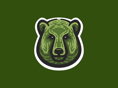 Totem Bear Logo animal bear brand branding for sale head logo mark nagual design pattern totem