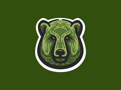 Totem Bear Logo animal bear brand branding for sale head logo mark nagual design pattern totem