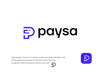 Paysa payment and money icon logo design branding bank logo branding icon identity logo logo design logo maker logos modern logo money p logo payment logo