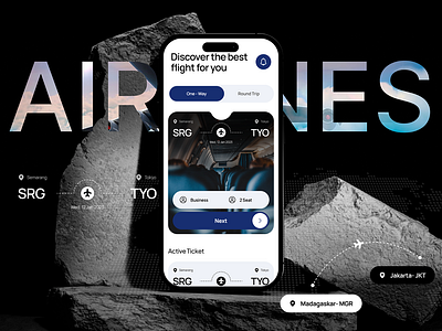 Flight Booking App UI Design app branding design graphic design illustration logo typography ui ux vector