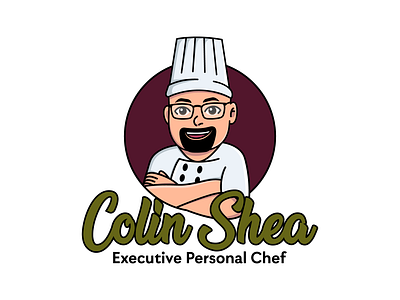 Colin Shea Logo brand branding chef chef logo design illustration limitless logo logo design logotype mascot