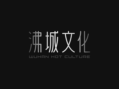 沸城文化logo设计 branding character design chinese character logo