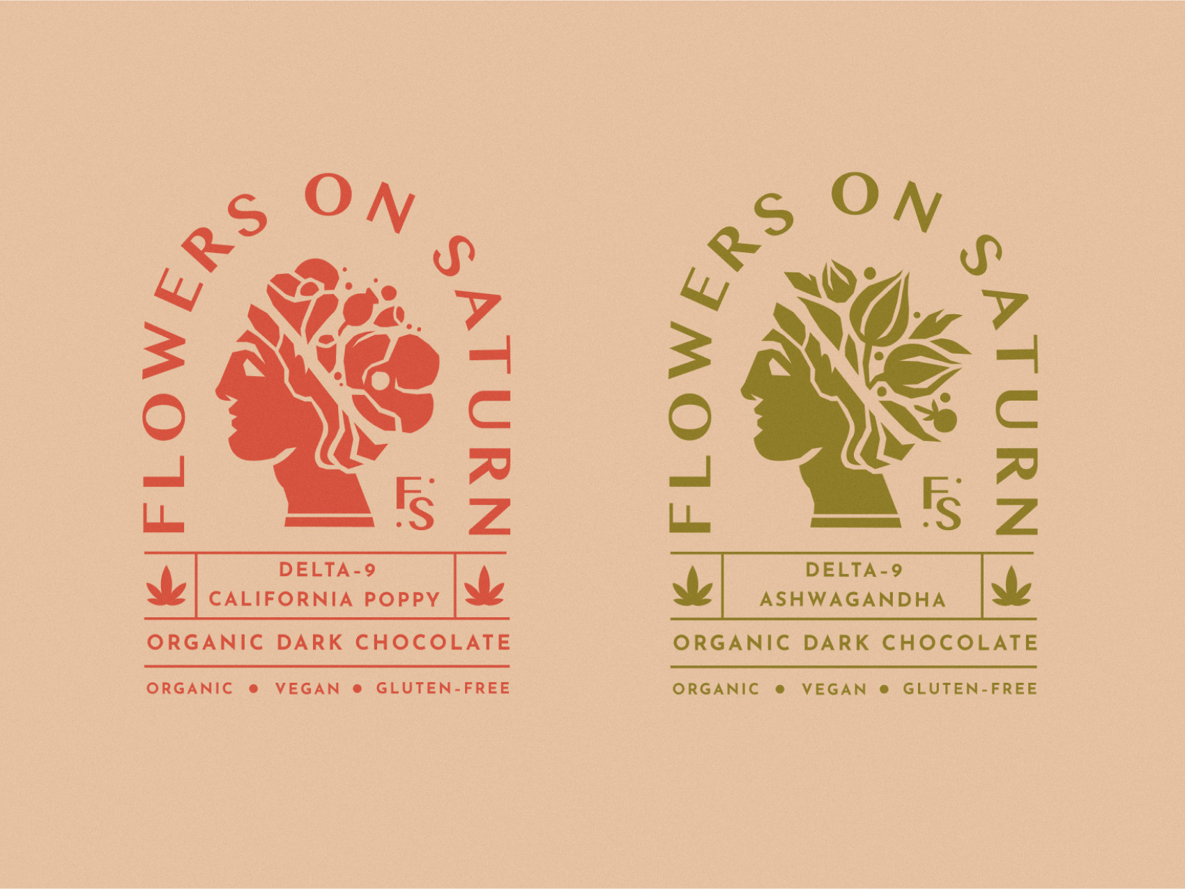 Flower on saturn logotypes antiqe ashwagadha branding cacao cannabis chocolate flowers green identity illustration logo marijuana nature organic poppy rome saturn sweet typographica vegan