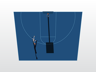 Basketball Court v3 art ball basket basketball blue court texture design game hobby human illustration man match player sport