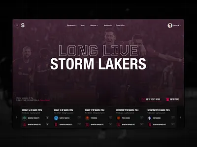 Sports:: Ticket Booking :: Store - UX/UI Design branding design graphic design illustration ui ui design ux design visual design visualization