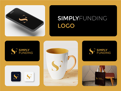 SIMPLY FUNDING LOGO 3d animation art branding business logo creative logo design graphic design illustration letter logo logo logo design logo folio logo maker logos minimal logo motion graphics ui