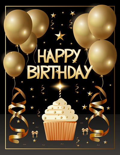 Birthday Card graphic design illustration typography