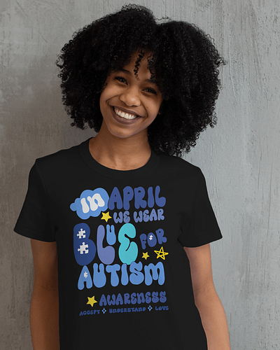 "Join Us in Supporting Autism Awareness – Wear Blue in April 📘 autism shirt tshirt