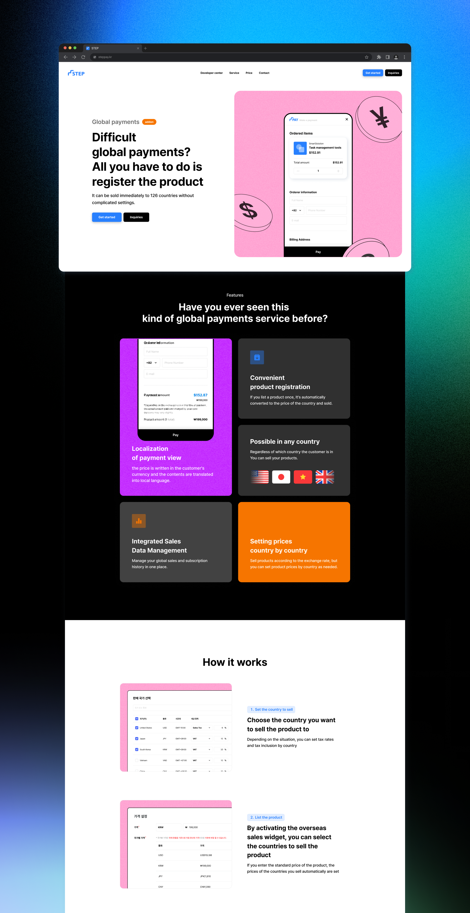 STEP Rebranding - detail page branding design detailpage framer graphic design illust illustration isometric landingpage payment rebranding spline step stripe ui ux vector