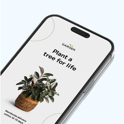 GARDEN APP design figma interface ui uxui