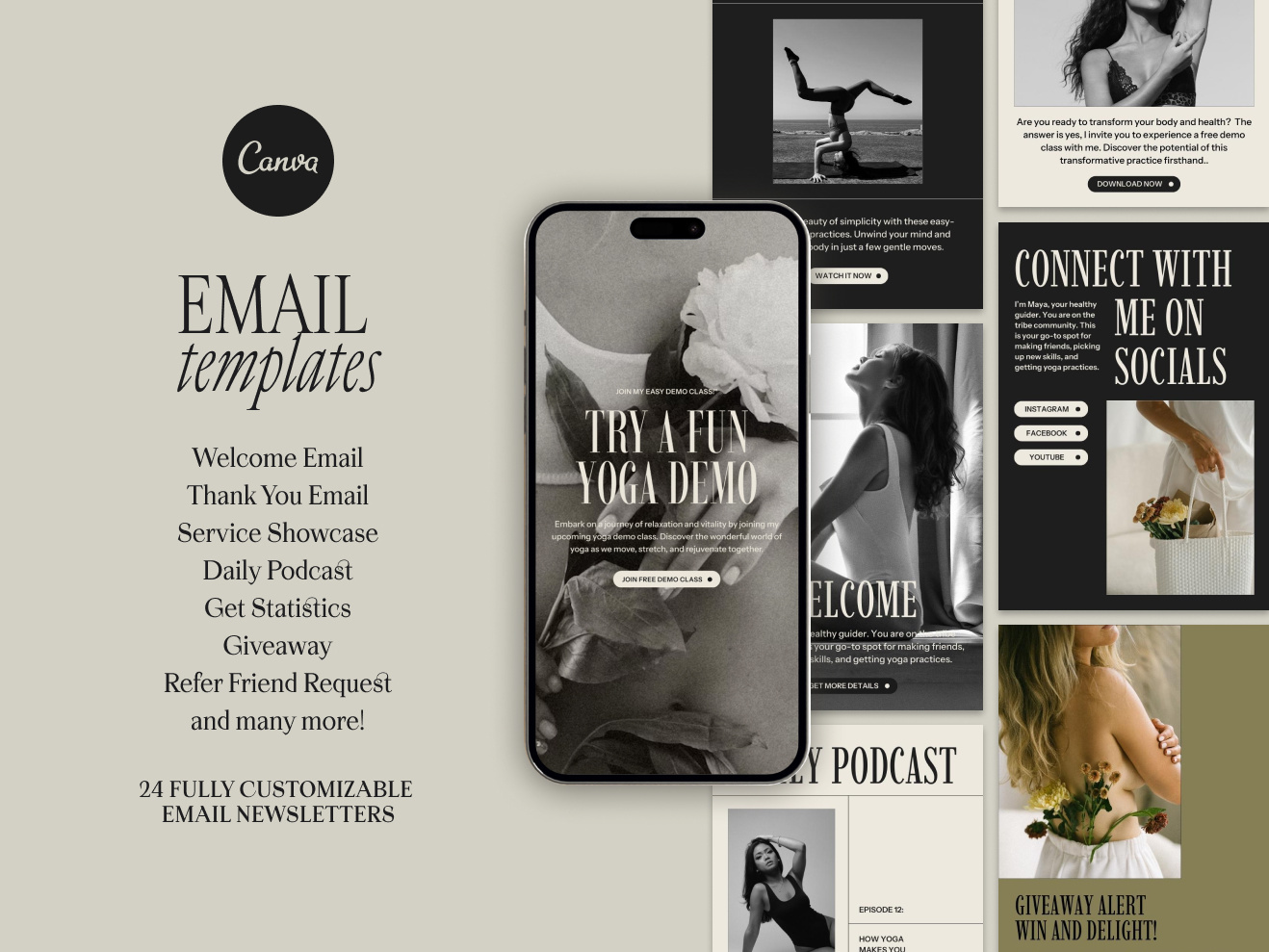 Evania Canva Email Templates by Real Eden on Dribbble Evania Canva Email Templates by Real Eden on Dribbble