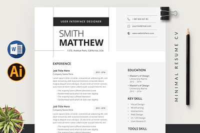 Resume / CV Template docx