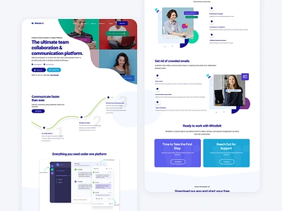 Whistle It Landing communication graphic design landing page ui ux website